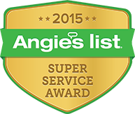 Angie's List Super Service Award 2015 badge.